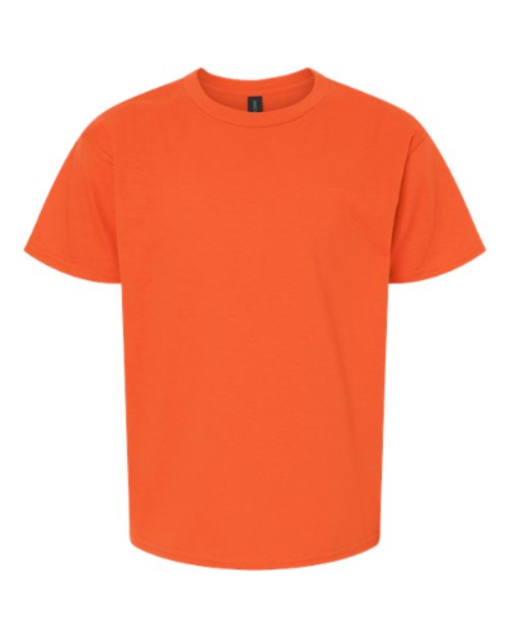 Gildan Youth Light Cotton T-Shirt Close Up Detail
