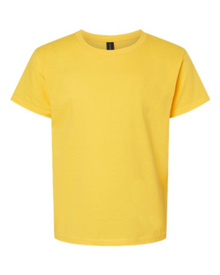 Gildan Youth Light Cotton T-Shirt Perspective View