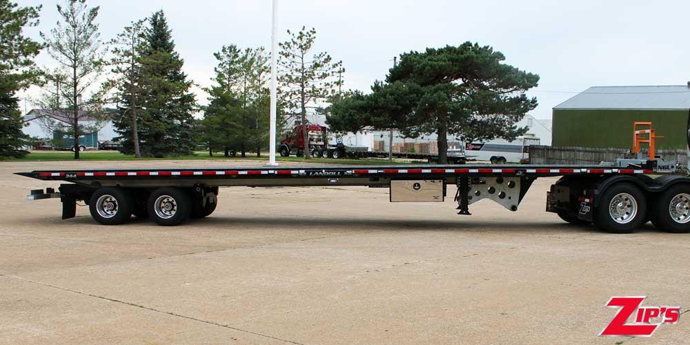 2026 Landoll 344 Galvanized Traveling Axle Container Trailer, 23463 Perspective View