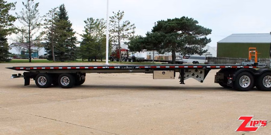 2026 Landoll 344 Galvanized Traveling Axle Container Trailer, 23463 Perspective View