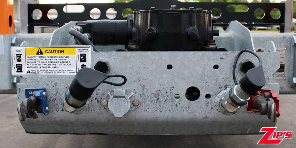 2026 Landoll 344 Galvanized Traveling Axle Container Trailer, 23463 Close Up Detail