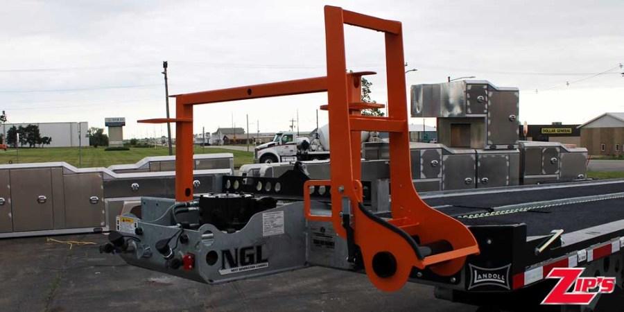 2026 Landoll 344 Galvanized Traveling Axle Container Trailer, 23463 Additional Angle