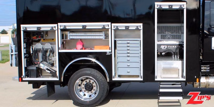2025 Zips Road Service Body (RSB), International MV-X, 20621 Perspective View