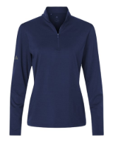 Adidas Women's Textured Stripe 1/4-Zip Pullover