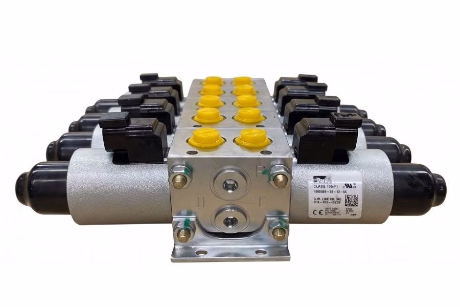 Miller 5-Spool Parker Electrical Control Valve Additional view