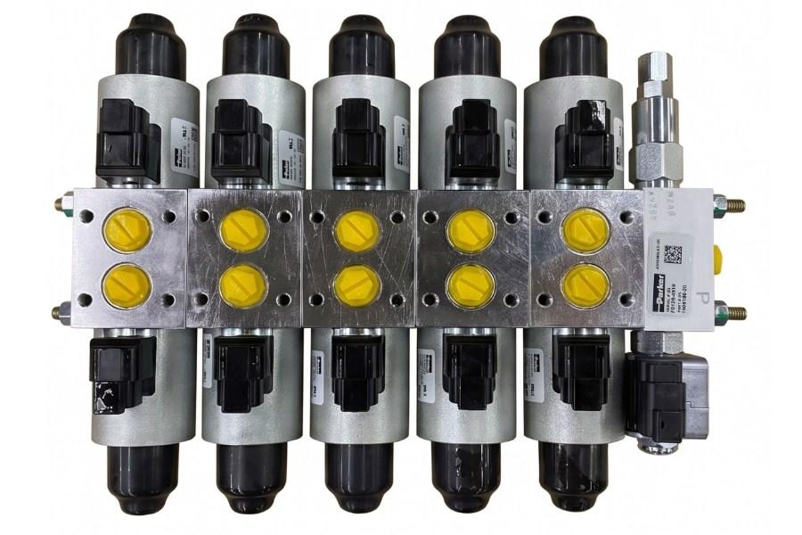 Miller 5-Spool Parker Electrical Control Valve Alternate View