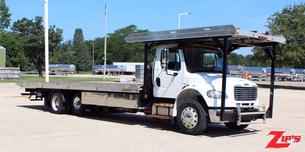 2016 Jerr-Dan 28' Aluminum Conventional 4 Car Carrier, Freightliner M2, 22790 Feature Close-up