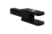 Buyers 2 Inch Square Tubular Shank Clevis Ball Mount Black
