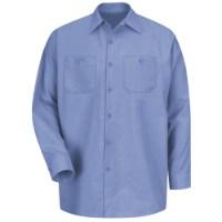 Red Kap Long Sleeve Industrial Work Shirt Additional Angle
