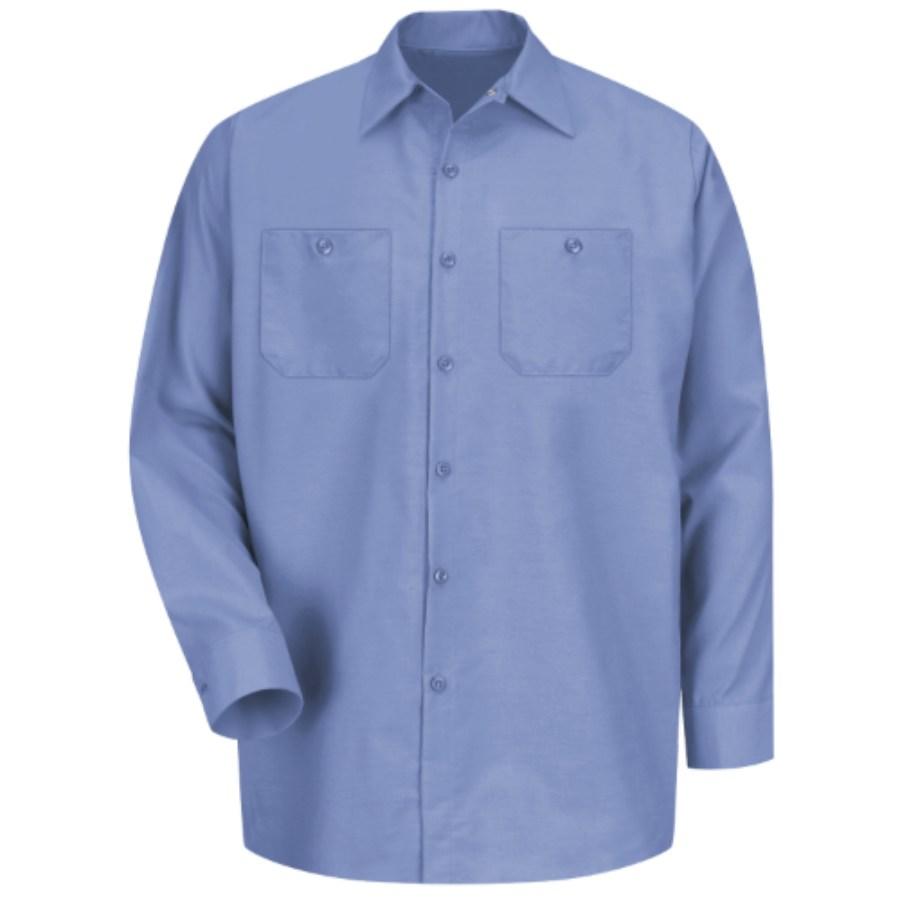 Red Kap Long Sleeve Industrial Work Shirt Additional Angle