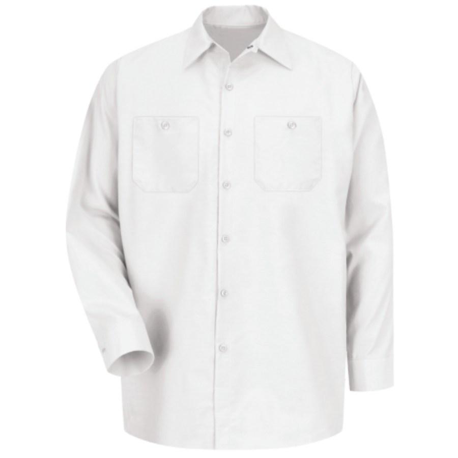Red Kap Long Sleeve Industrial Work Shirt Perspective View