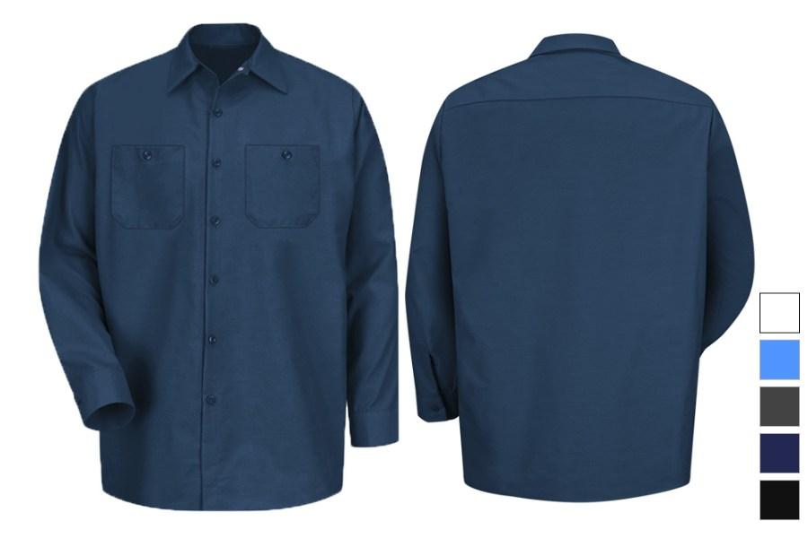 Red Kap Long Sleeve Industrial Work Shirt Additional view