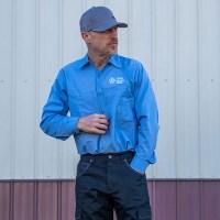Red Kap Long Sleeve Industrial Work Shirt Additional Angle