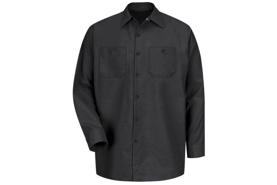 Red Kap Long Sleeve Industrial Work Shirt Additional Angle
