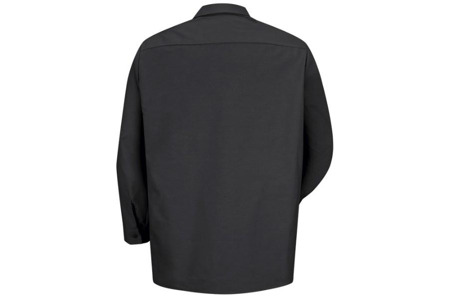 Red Kap Long Sleeve Industrial Work Shirt Feature Close-up