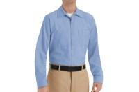 Red Kap Long Sleeve Industrial Work Shirt Additional Angle