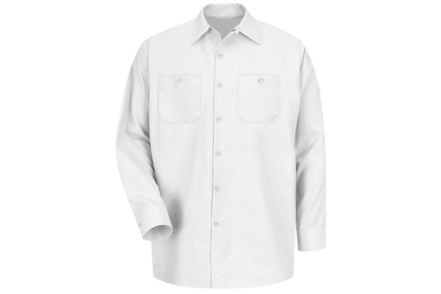 Red Kap Long Sleeve Industrial Work Shirt Additional Angle
