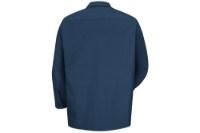Red Kap Long Sleeve Industrial Work Shirt Feature Close-up