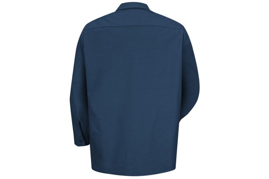 Red Kap Long Sleeve Industrial Work Shirt Feature Close-up