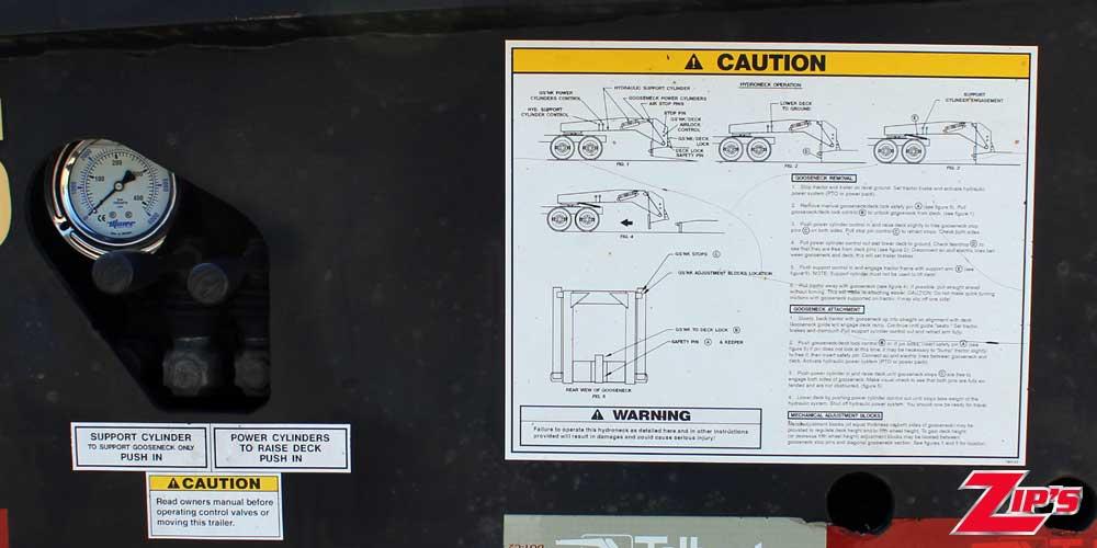 2014 Talbert 55 Ton T3-50CC-HAG-T1 RGN Industrial Trailer, 23430 Additional Angle