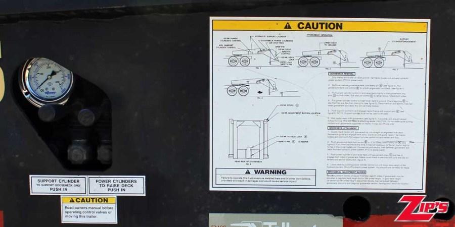 2014 Talbert 55 Ton T3-50CC-HAG-T1 RGN Industrial Trailer, 23430 Additional Angle