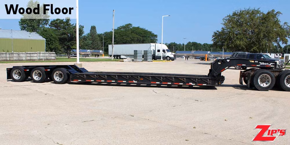 2014 Talbert 55 Ton T3-50CC-HAG-T1 RGN Industrial Trailer, 23430 Perspective View