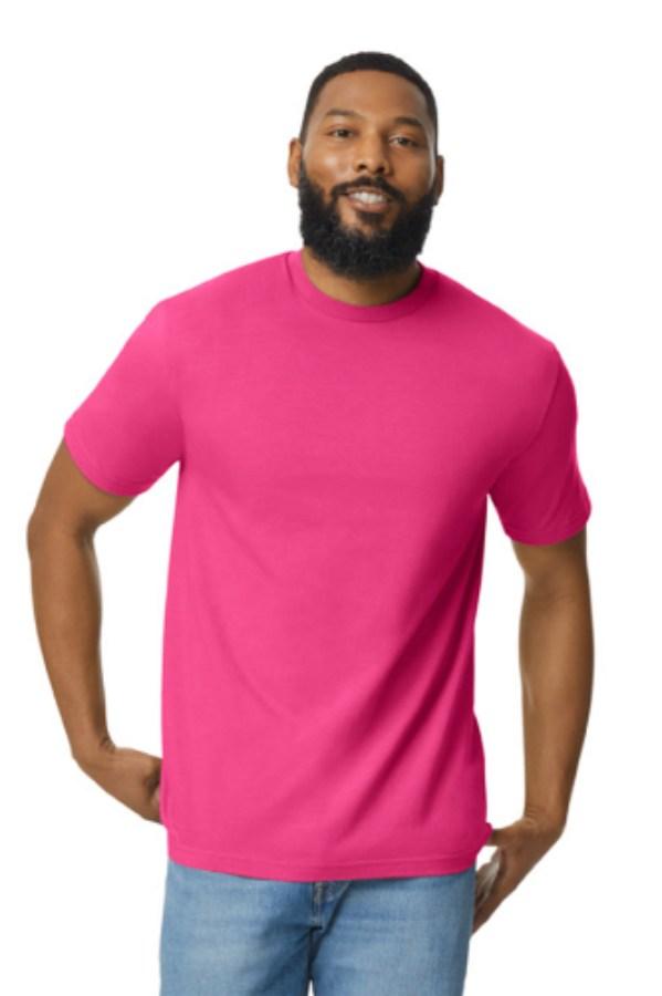 Gildan Softstyle Midweight Tee Close Up Detail