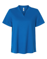 CORE365 Women's Nova Performance Pique Polo Close Up Detail