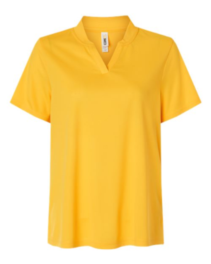 CORE365 Women's Nova Performance Pique Polo Feature Close-up