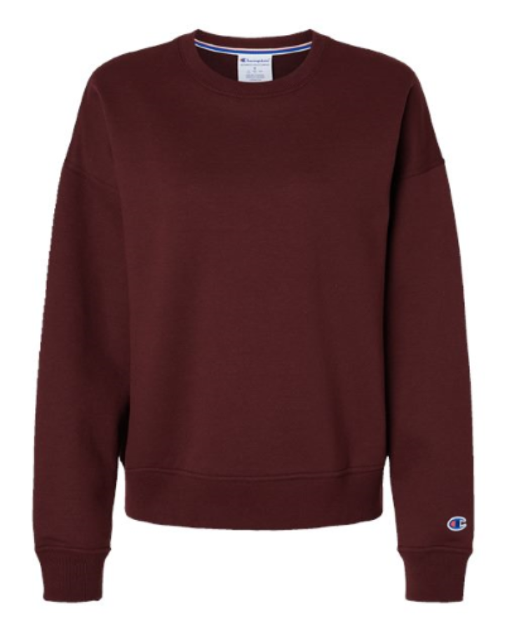 Champion Women's Powerblend Crewneck Sweatshirt Alternate View