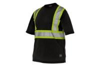 Tough Duck Safety Short Sleeve Safety T-Shirt w/ Segmented Reflective Stripes
