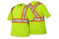 Tough Duck Safety Short Sleeve Safety T-Shirt w/ Segmented Reflective Stripes Additional view