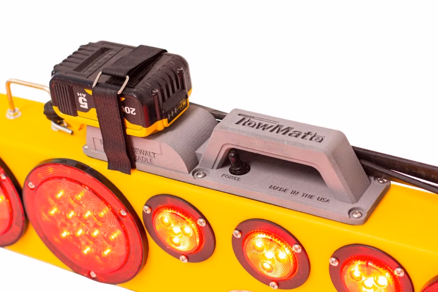 TowMate 36" Wireless Light Bar w/ Battery Adapter Additional Angle
