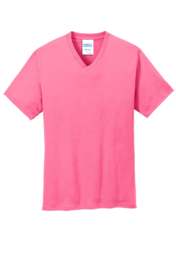 Port & Co Core Cotton V-Neck Tee Additional Angle