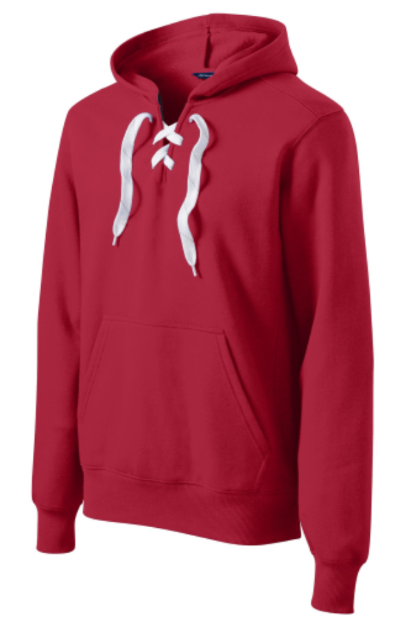 Sport-Tek Lace Up Pullover Hooded Sweatshirt Additional view