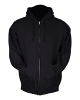 Tultex Unisex Full-Zip Hooded Sweatshirt Additional view
