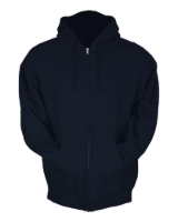 Tultex Unisex Full-Zip Hooded Sweatshirt Alternate View
