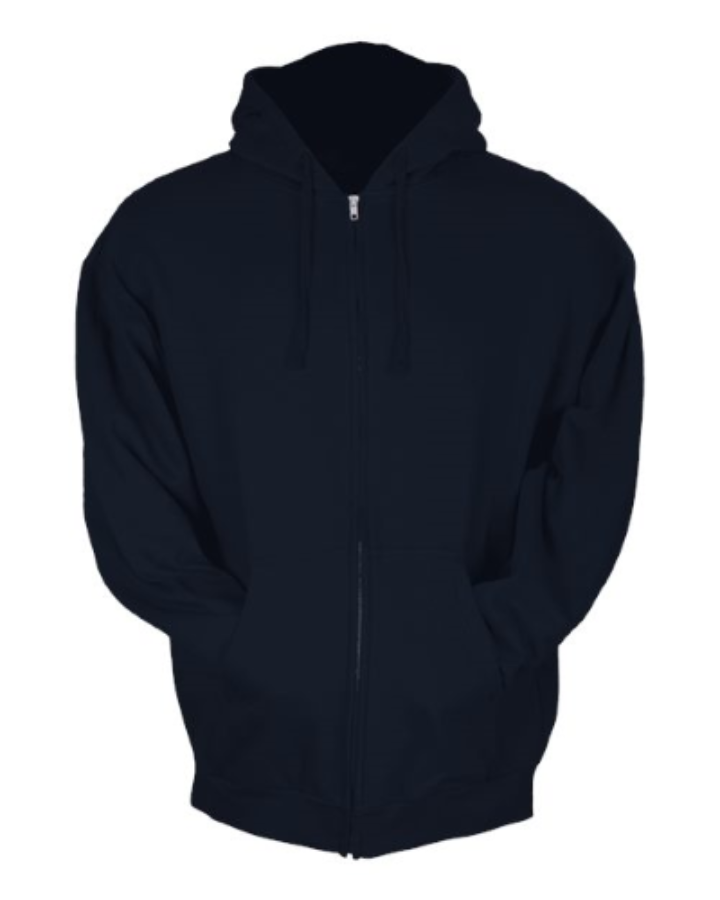 Tultex Unisex Full-Zip Hooded Sweatshirt Alternate View