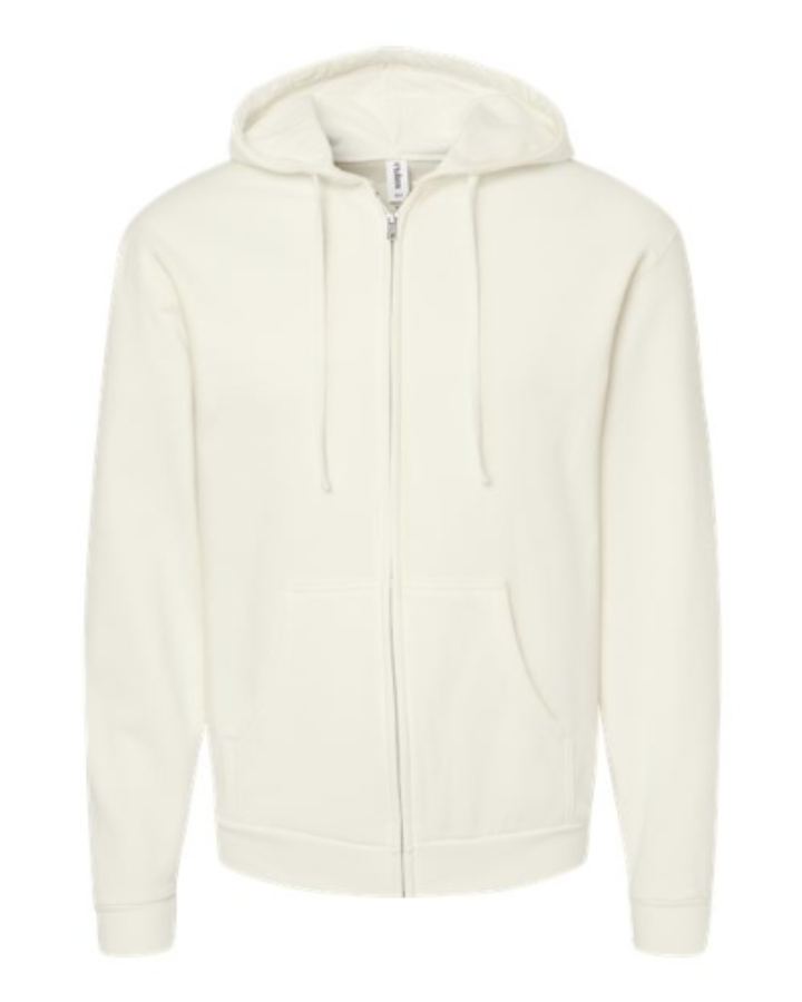 Tultex Unisex Full-Zip Hooded Sweatshirt Additional view
