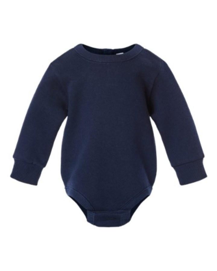 Rabbit Skins Infant Fleece Bodysuit Close Up Detail