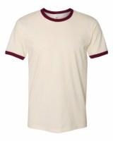 Next Level Unisex Cotton Ringer T-Shirt Additional view