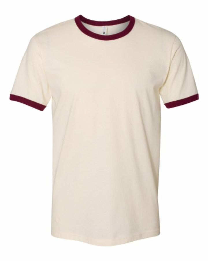 Next Level Unisex Cotton Ringer T-Shirt Additional view