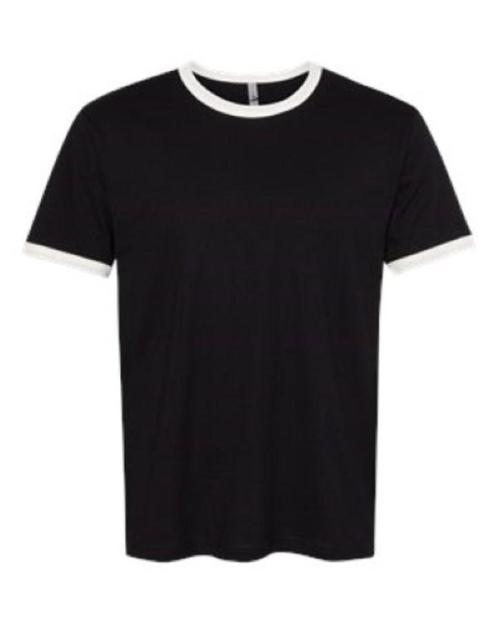 Next Level Unisex Cotton Ringer T-Shirt Alternate View