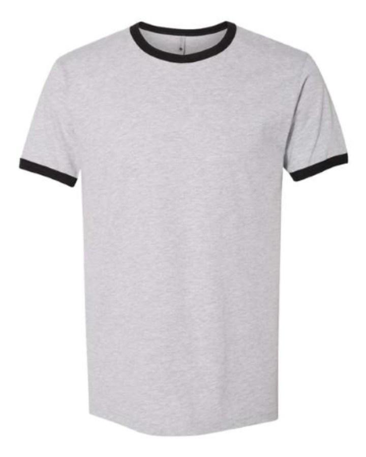 Next Level Unisex Cotton Ringer T-Shirt Perspective View