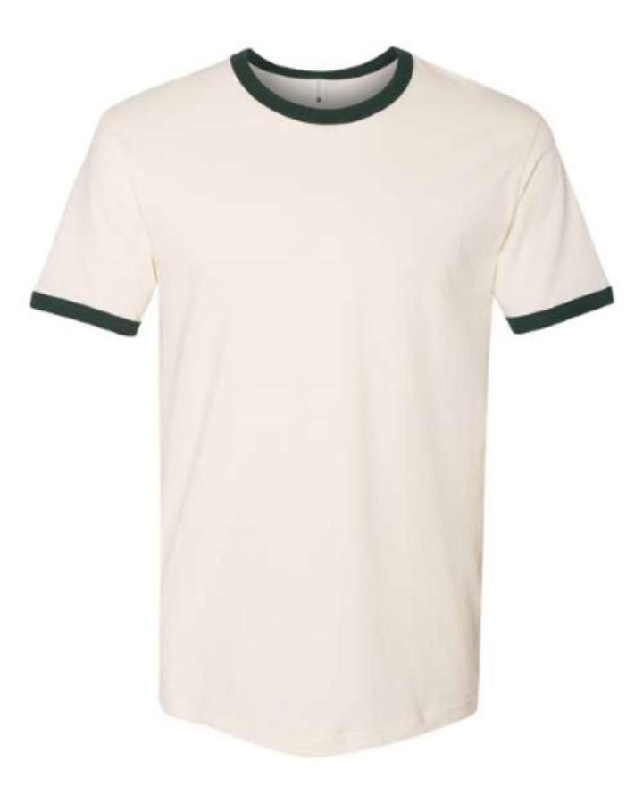 Next Level Unisex Cotton Ringer T-Shirt Feature Close-up