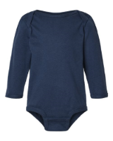 Rabbit Skins Infant Fine Jersey Long Sleeve Bodysuit