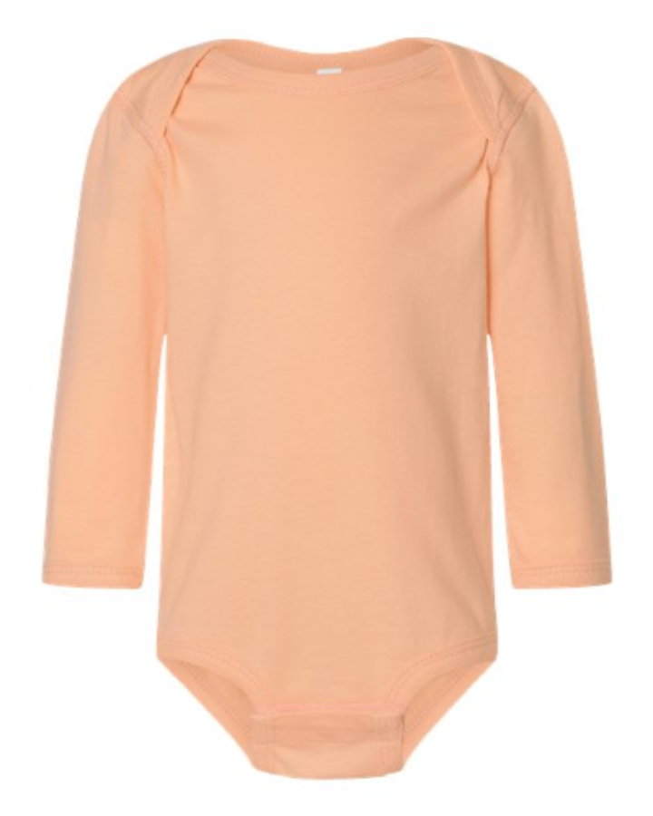 Rabbit Skins Infant Fine Jersey Long Sleeve Bodysuit Alternate View