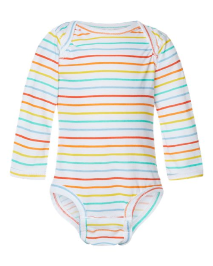 Rabbit Skins Infant Fine Jersey Long Sleeve Bodysuit Perspective View