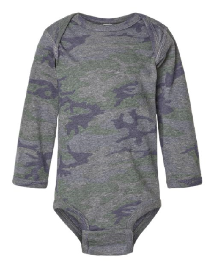 Rabbit Skins Infant Fine Jersey Long Sleeve Bodysuit Additional view