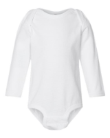 Rabbit Skins Infant Fine Jersey Long Sleeve Bodysuit Alternate View